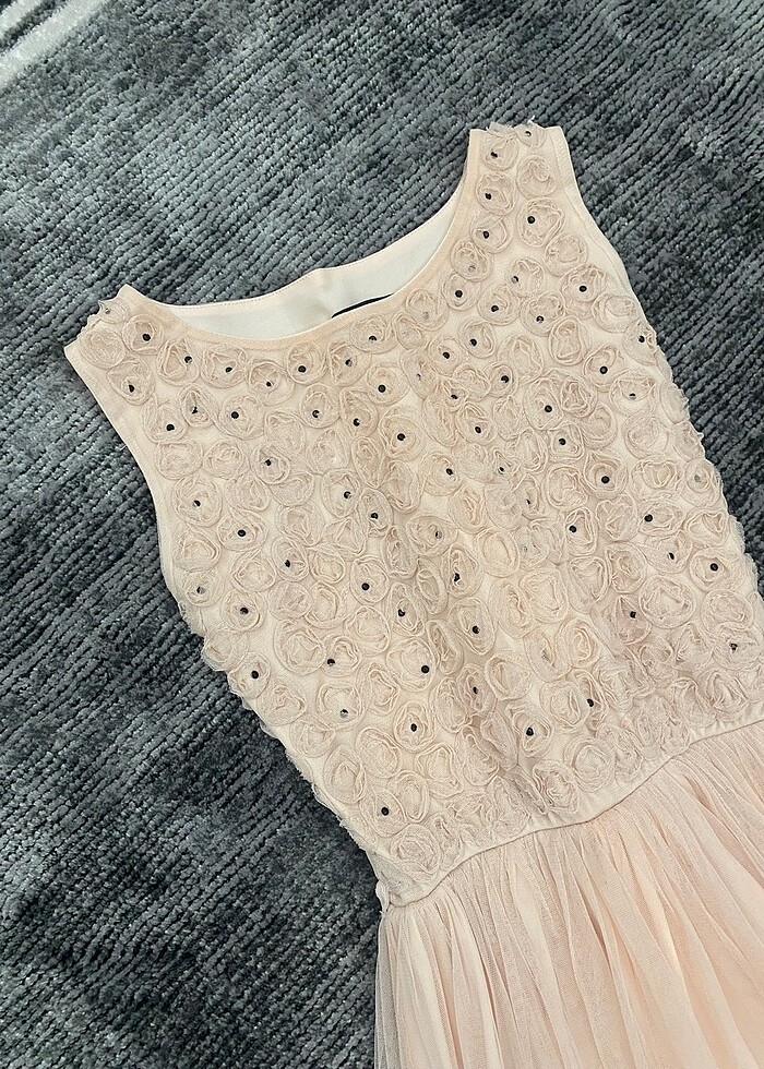 Pudra abiye elbise - Görsel 3