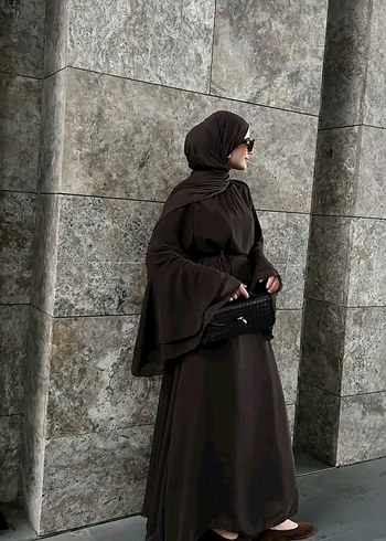 MODA AKSA ŞİFON SİYAH ELBİSE