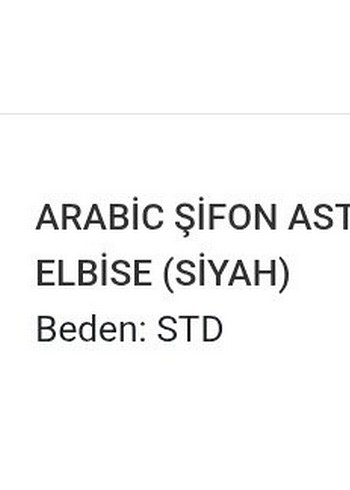 Diğer MODA AKSA ŞİFON SİYAH ELBİSE