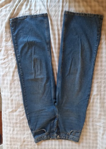 KOTON crop widge leg Bol Kesim Jean