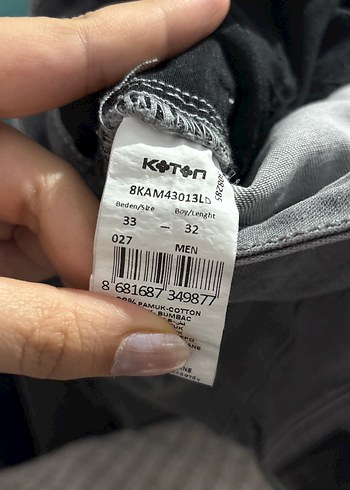 Gri Regular Fit Erkek Denim Pantolon - Görsel 4