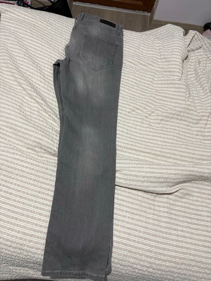 Gri Regular Fit Erkek Denim Pantolon - Görsel 3