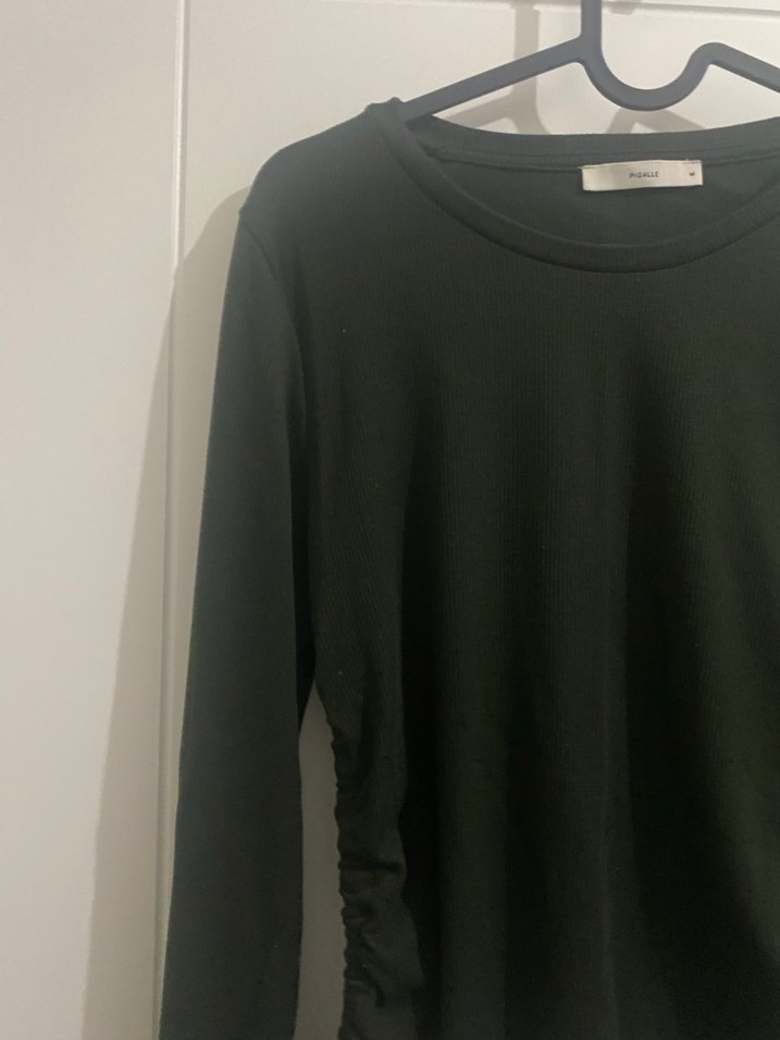 Siyah Uzun Kollu Kadın Bluz - Görsel 2