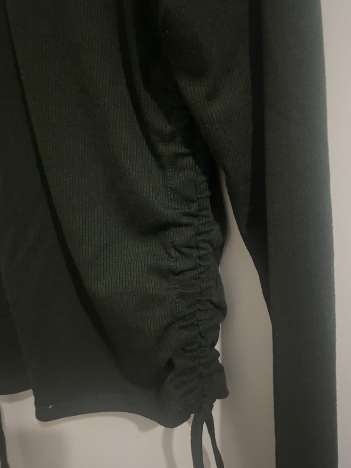 Siyah Uzun Kollu Kadın Bluz - Görsel 4