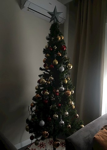 Parlak Çok Renkli Yılbaşı Ağacı - Görsel 2