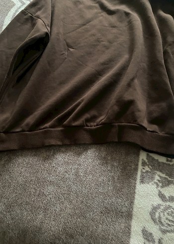 Kahverengi Kadın Uzun Kollu Sweatshirt - Görsel 5