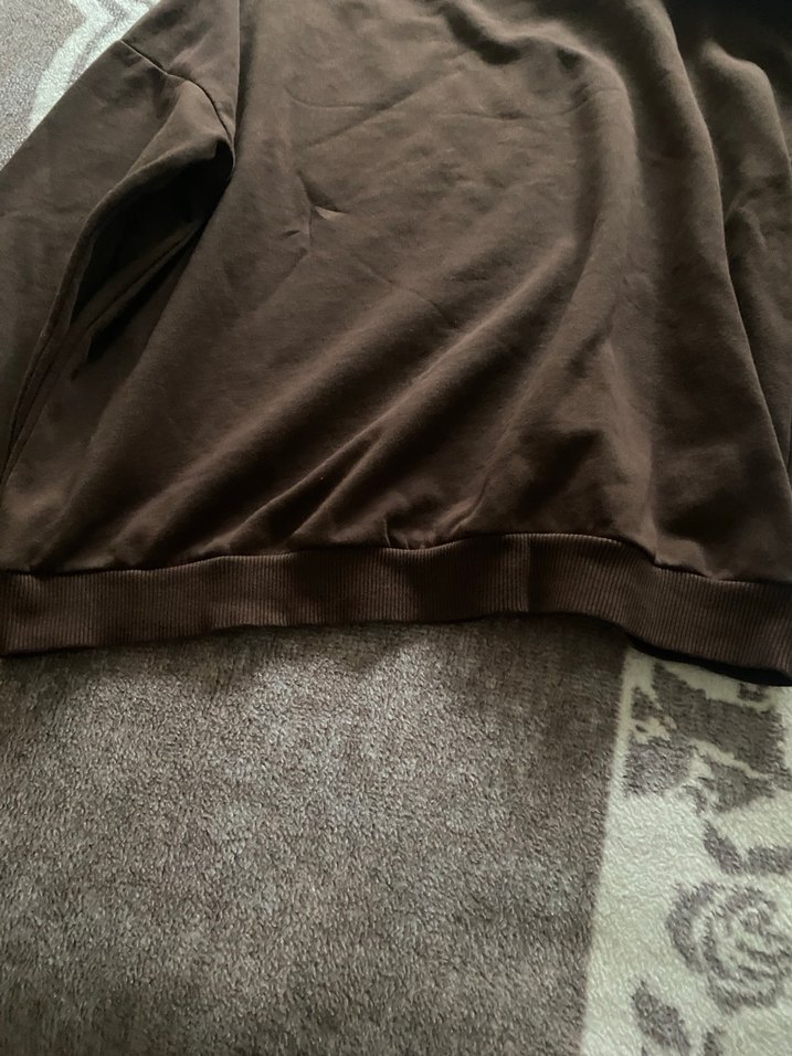 Kahverengi Kadın Uzun Kollu Sweatshirt - Görsel 5