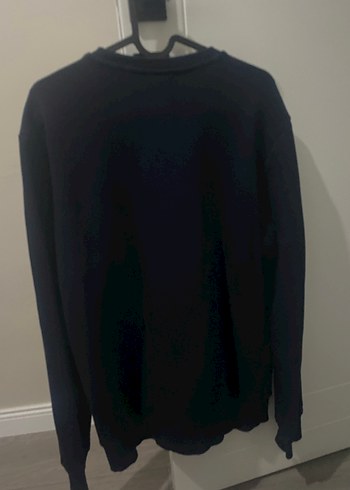 Erkek Siyah Baskılı Street Sweatshirt - Görsel 6