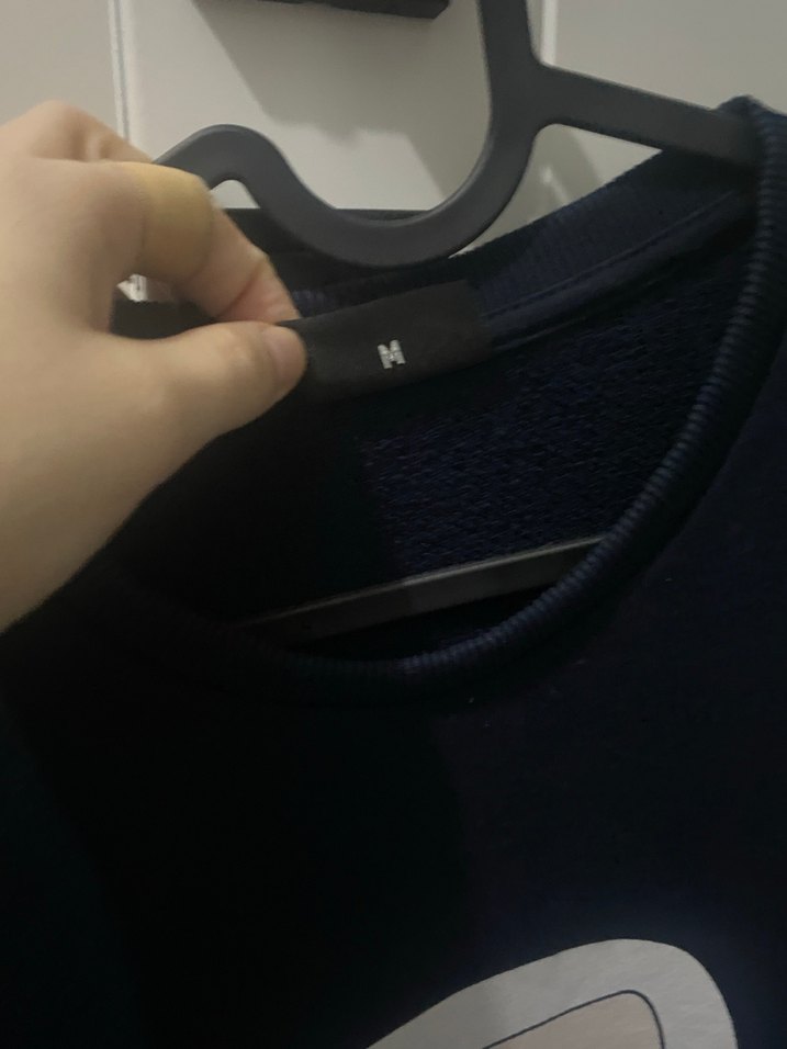 Erkek Siyah Baskılı Street Sweatshirt - Görsel 5