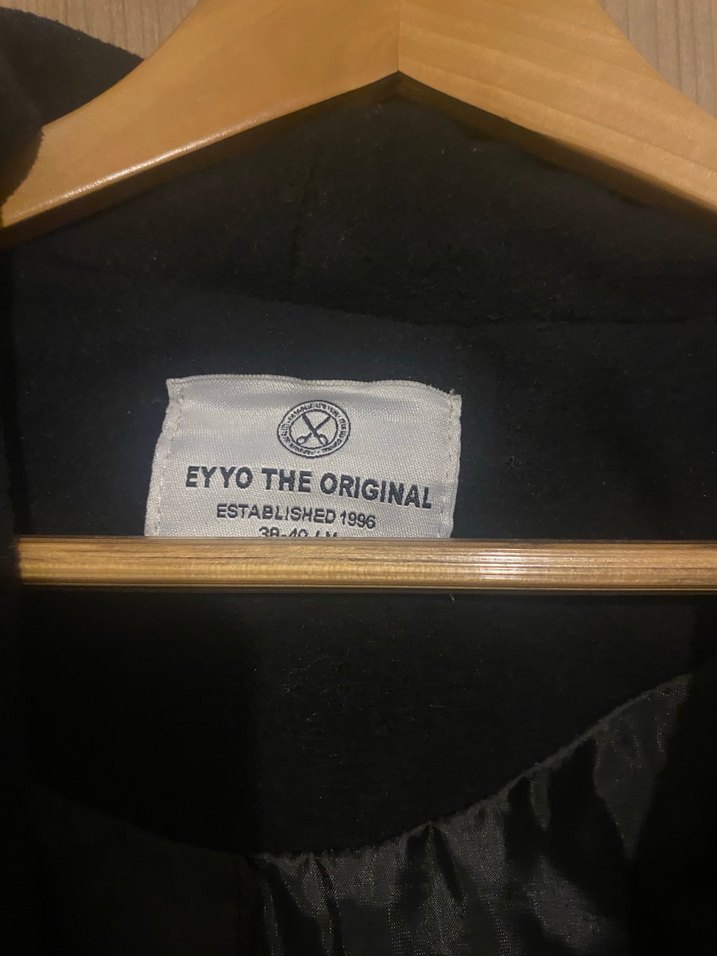 Siyah Uzun Kadın Palto - Görsel 2