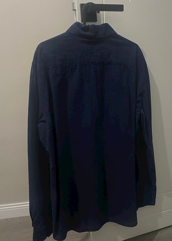 Erkek Lacivert Uzun Kollu Gömlek - Görsel 5