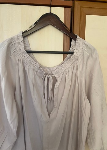 s Beden ten rengi Renk H&M marka saten elbise