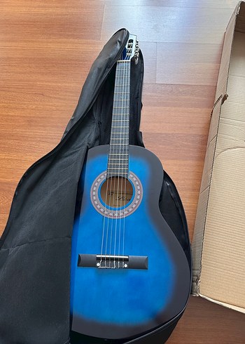 Koyu Mavi Klasik Gitar