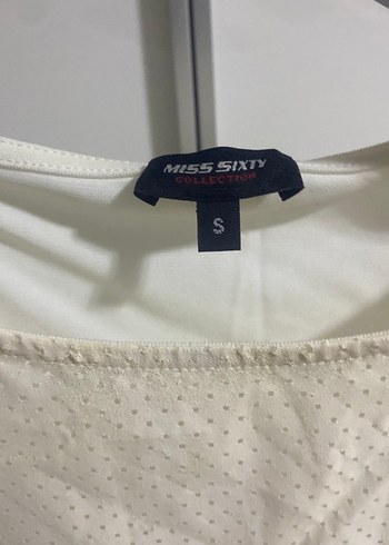 Miss Sixty EkruKolsuz Keten Bluz