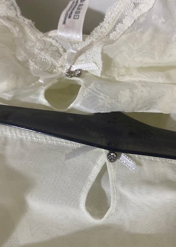 Pierre Cardin Siyah Dantel Body ve iç çamaşır - Görsel 3