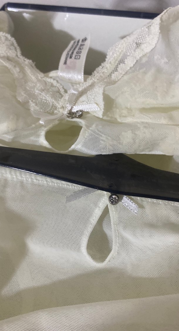 Pierre Cardin Siyah Dantel Body ve iç çamaşır - Görsel 3