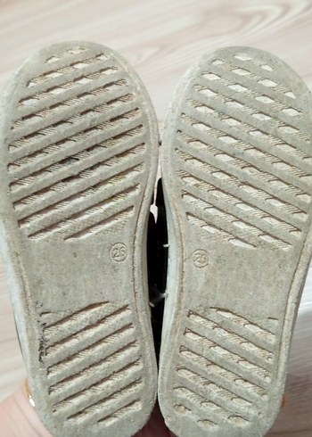 Çocuk Siyah Cırtlı Spor Ayakkabı - Görsel 3