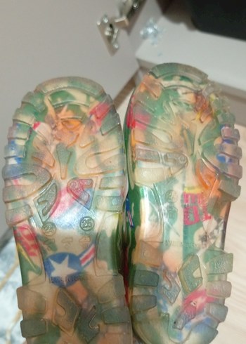 Renkli Bağcıksız  Yağmur Çizmesi - Görsel 4