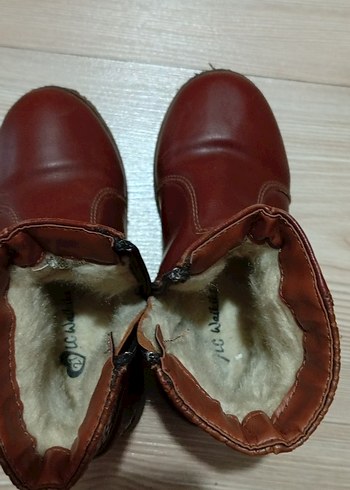 Kahverengi Deri Kürklü  Bot - Görsel 3