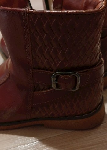 Kahverengi Deri Kürklü  Bot - Görsel 4