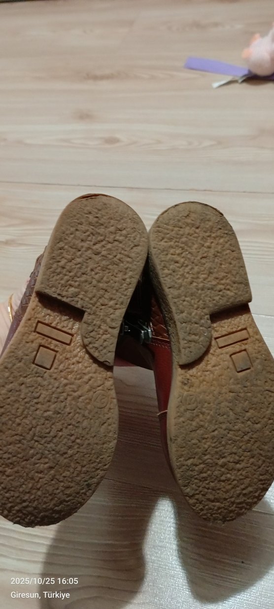 Kahverengi Deri Kürklü  Bot - Görsel 5