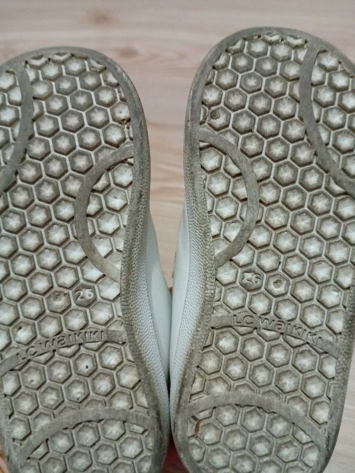 Kız Çocuk Pembe Cırt Cırtlı Spor Ayakkabı - Görsel 4