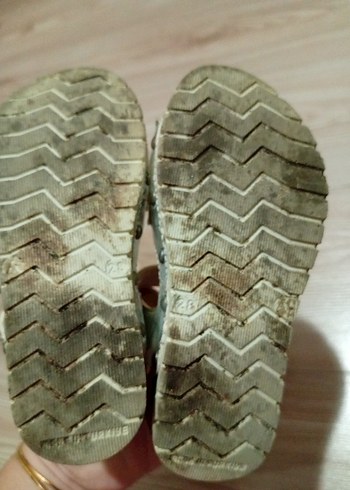 Kız Çocuk Beyaz Taşlı Sandalet - Görsel 3