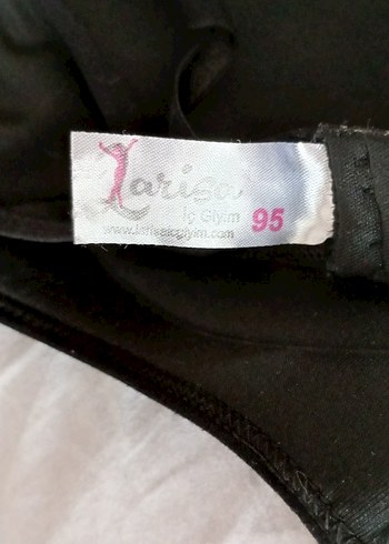 Siyah Minimalist Goth Sütyen - Görsel 3