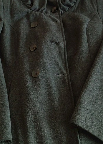 Düğmeli füme Kaban - Görsel 2