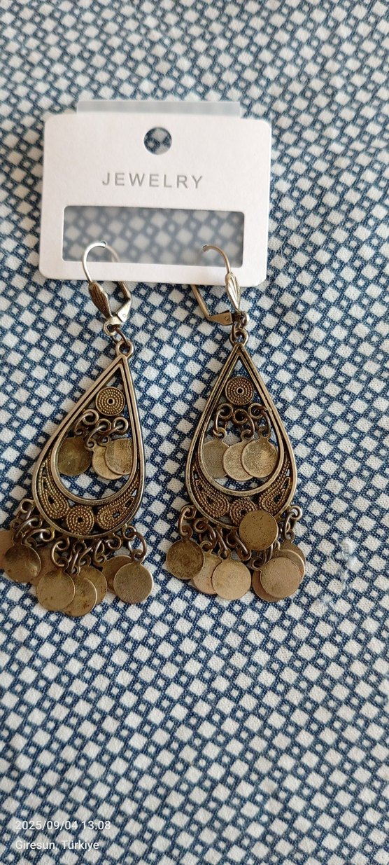 Nakışlı Püsküllü Bohem Küpe - Görsel 4