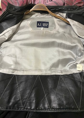 Siyah Deri Biker Ceket Motorcu ceketi - Görsel 11