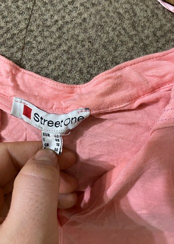 Pembe V Yakalı Kolsuz Keten Kadın Bluz - Görsel 6