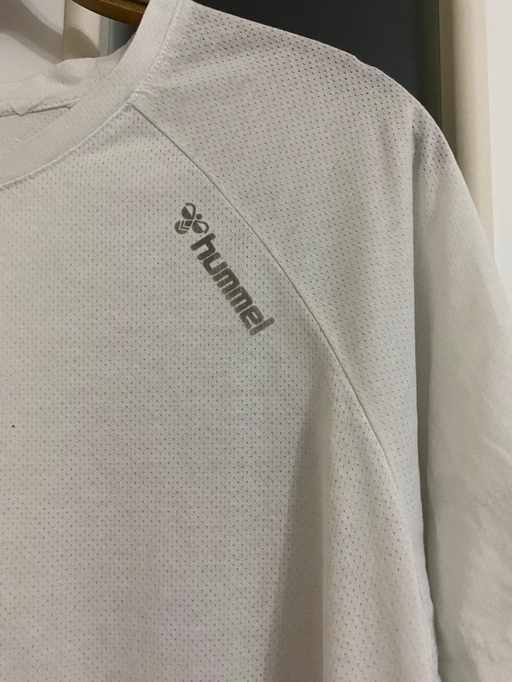 Erkek Gri Pamuklu Kısa Kollu Tişört Hummel - Görsel 2