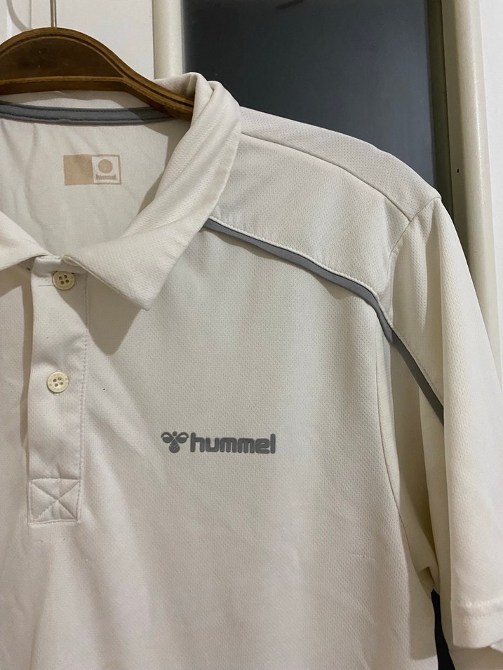 Hummel Beyaz Erkek Polo Tişört - Görsel 2
