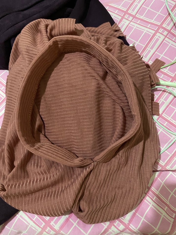 Mavi Örgü Kadın Bere - Görsel 3