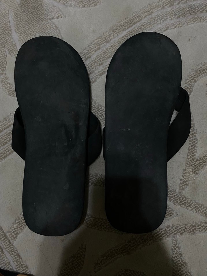 Siyah Yılan Desenli Kadın Terlik - Görsel 3