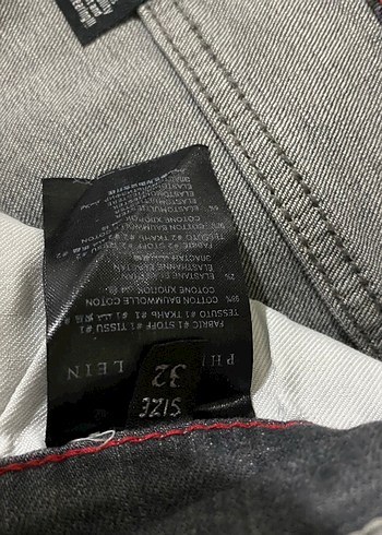 Gri Erkek Denim Regular Fit Kot Pantolon Philipp Plein - Görsel 9