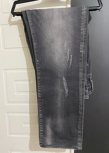 Gri Erkek Denim Regular Fit Kot Pantolon Philipp Plein - Görsel 2