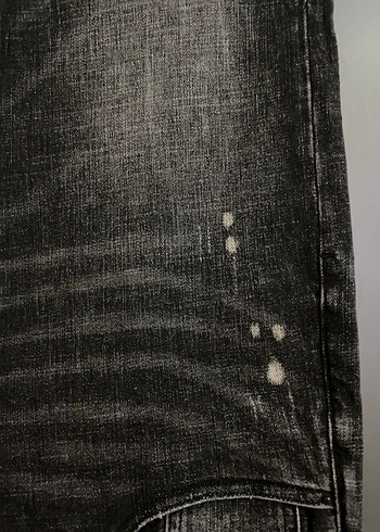 Siyah Erkek Dar Kesim Denim Pantolon - Görsel 2