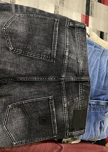 Siyah Erkek Dar Kesim Denim Pantolon - Görsel 8