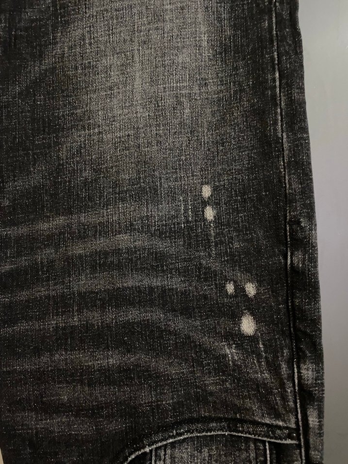 Siyah Erkek Dar Kesim Denim Pantolon - Görsel 2