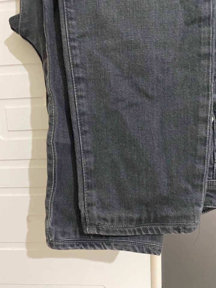 Gri Loose Fit Erkek Kot Pantolon adriano goldschmied pantolon - Görsel 2