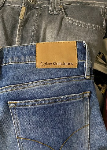 Navy Renk Kot Pantolon - calvin clein - Görsel 8