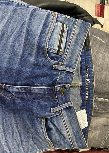 Navy Renk Kot Pantolon - calvin clein - Görsel 5