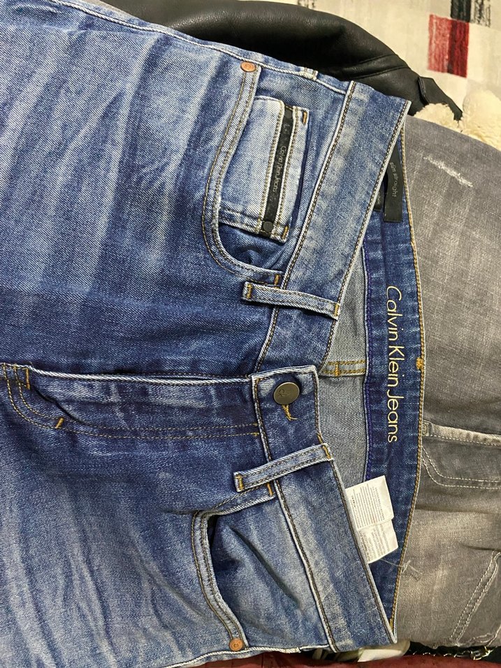 Navy Renk Kot Pantolon - calvin clein - Görsel 5