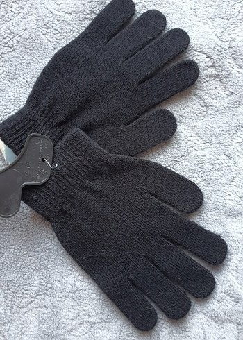 Erkek Çocuk Kareli Örgü Eldiven - Görsel 3