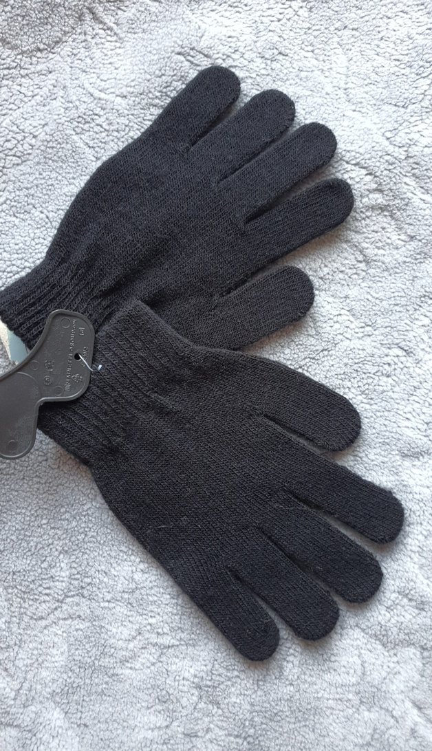 Erkek Çocuk Kareli Örgü Eldiven - Görsel 3