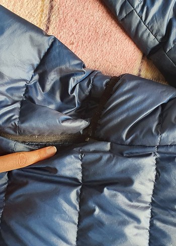 Nike Erkek Lacivert Kapüşonlu Kaz tüyü Uzun Mont - Görsel 13