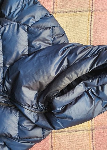 Nike Erkek Lacivert Kapüşonlu Kaz tüyü Uzun Mont - Görsel 12