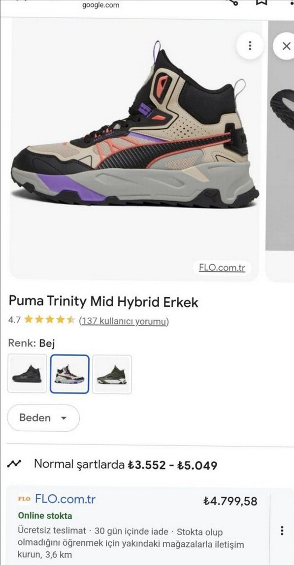 Renkli kış botu puma 41 kadın - Görsel 5